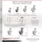 Service Caster 5 Inch Kingpinless V Groove Semi Steel Wheel Caster Swivel Locks 2 Rigid, 2PK SCC-KP30S520-VGR-BSL-2-R-2 - alternate 2